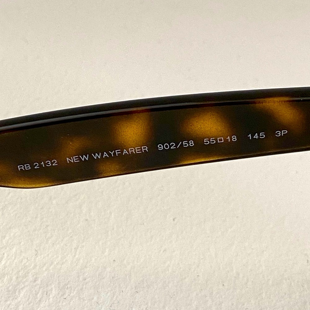 Ray Ban New Wayfarer Polarized Unisex Tortoise Authentic (Brand New) - Picture 6 of 11